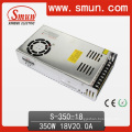 350W 18VDC Single Output Switching Mode Power Supply S-350-18